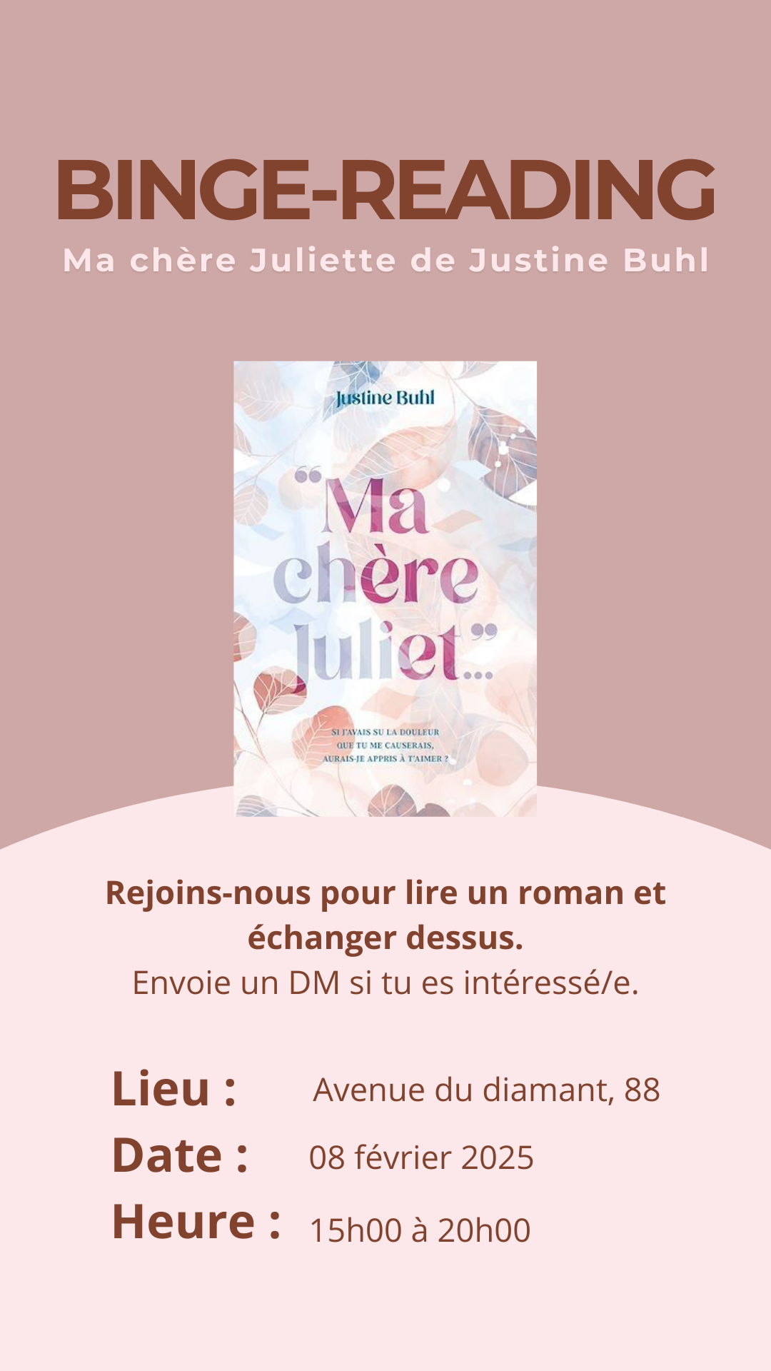 Binge-reading : ma chère Juliet de Jutine Buhl